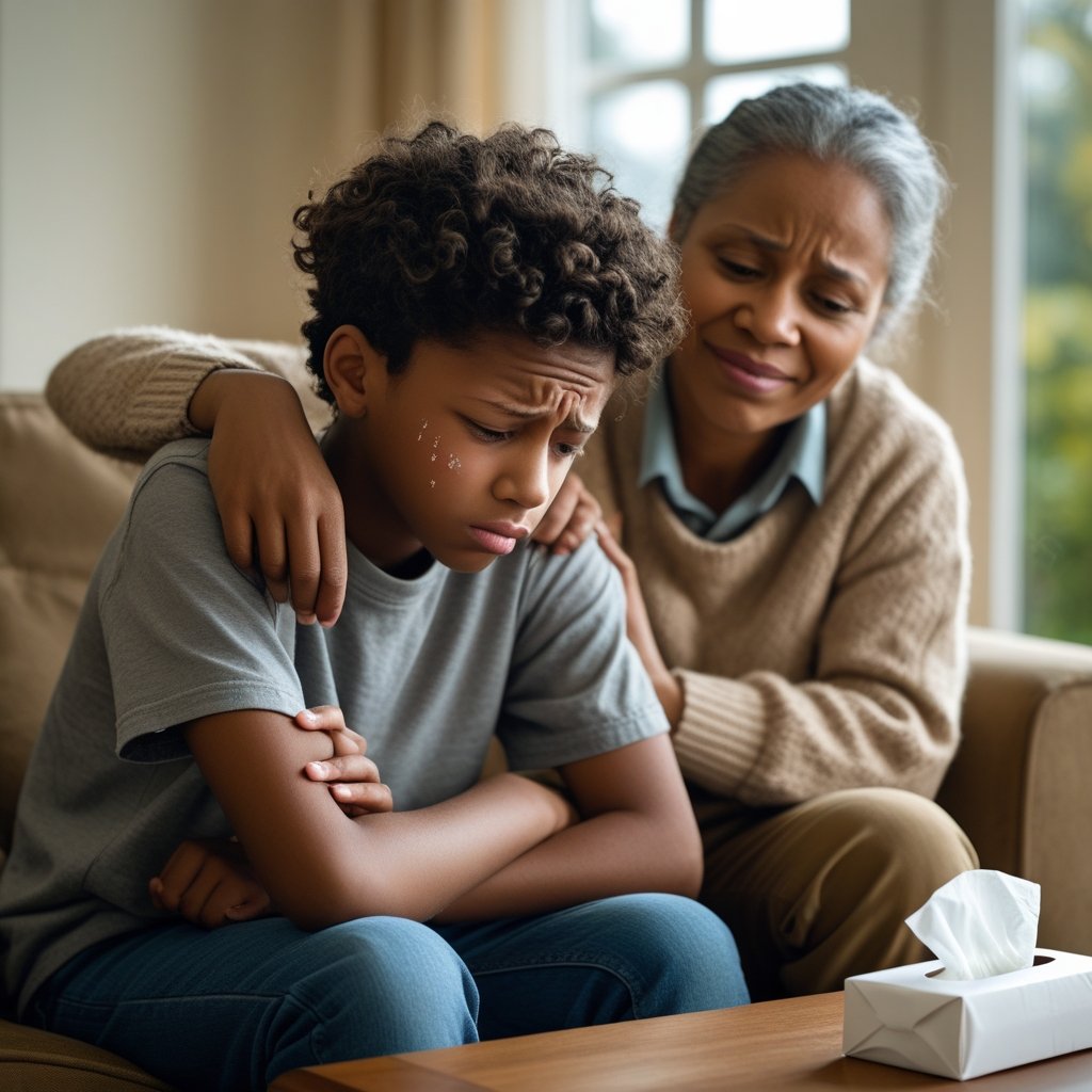 A_human_teenager that is confused_and_frustrated